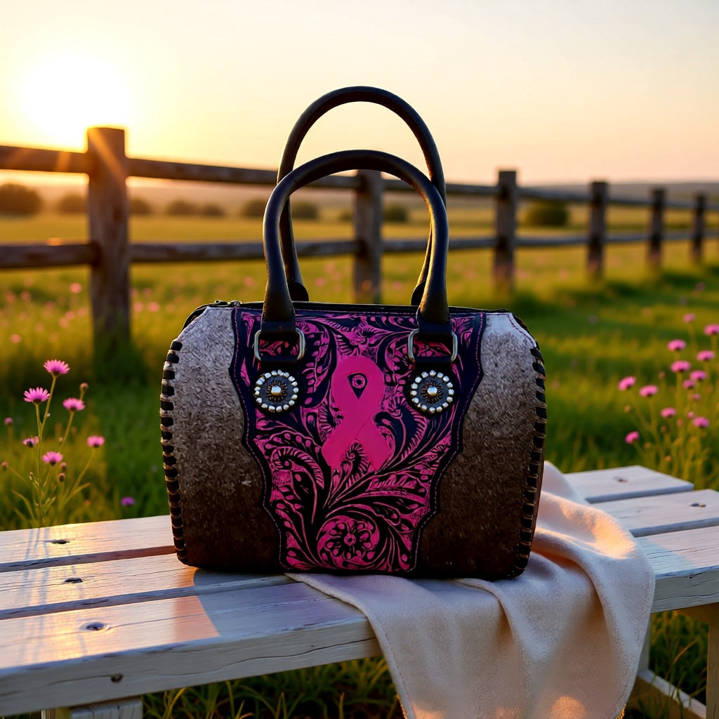 Hope & Strength Pink Ribbon Speedy Women's Handbag