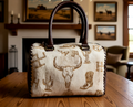 The Branded Belle Speedy – Western Ranch Brand Hair-on-Hide Speedy Handbag