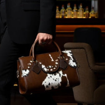 Wild West Duchess Western Cowhide Satchel Handbag