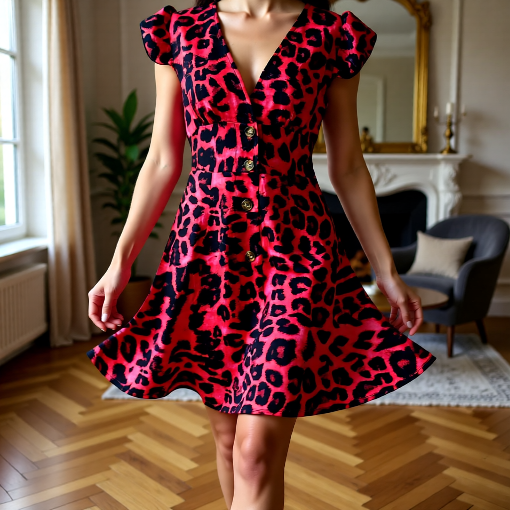 Scarlett Wild Leopard Dress