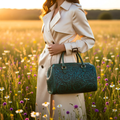 The Emerald Gem Barrel Bag