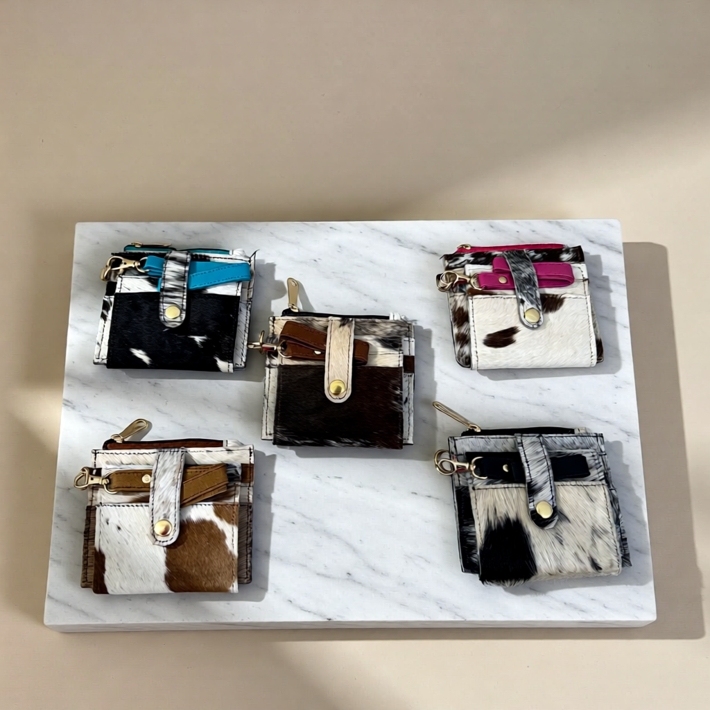 Hide Heritage Card Wallet with Wristlet Strap