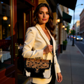Midnight Manor Hide Shoulder Bag