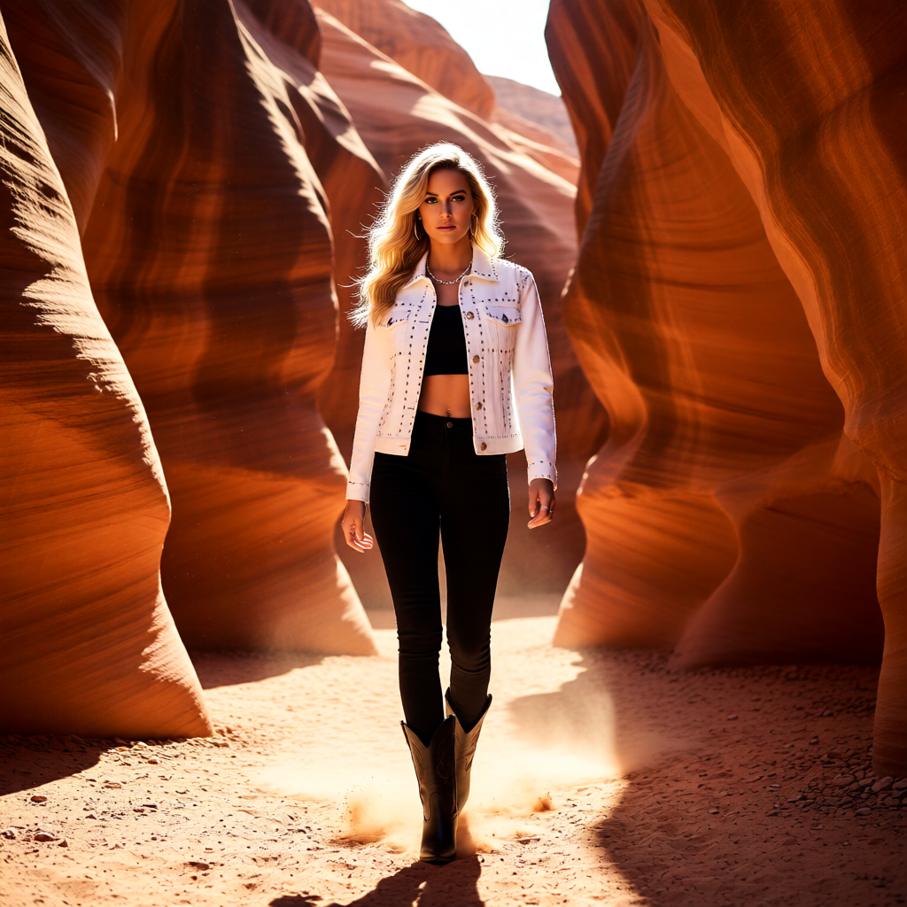 The Santa Fe Starlight Studded Denim Jacket