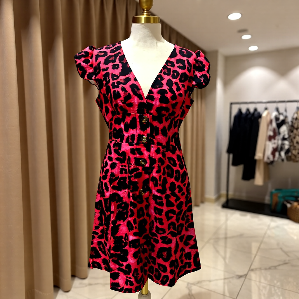 Scarlett Wild Leopard Dress