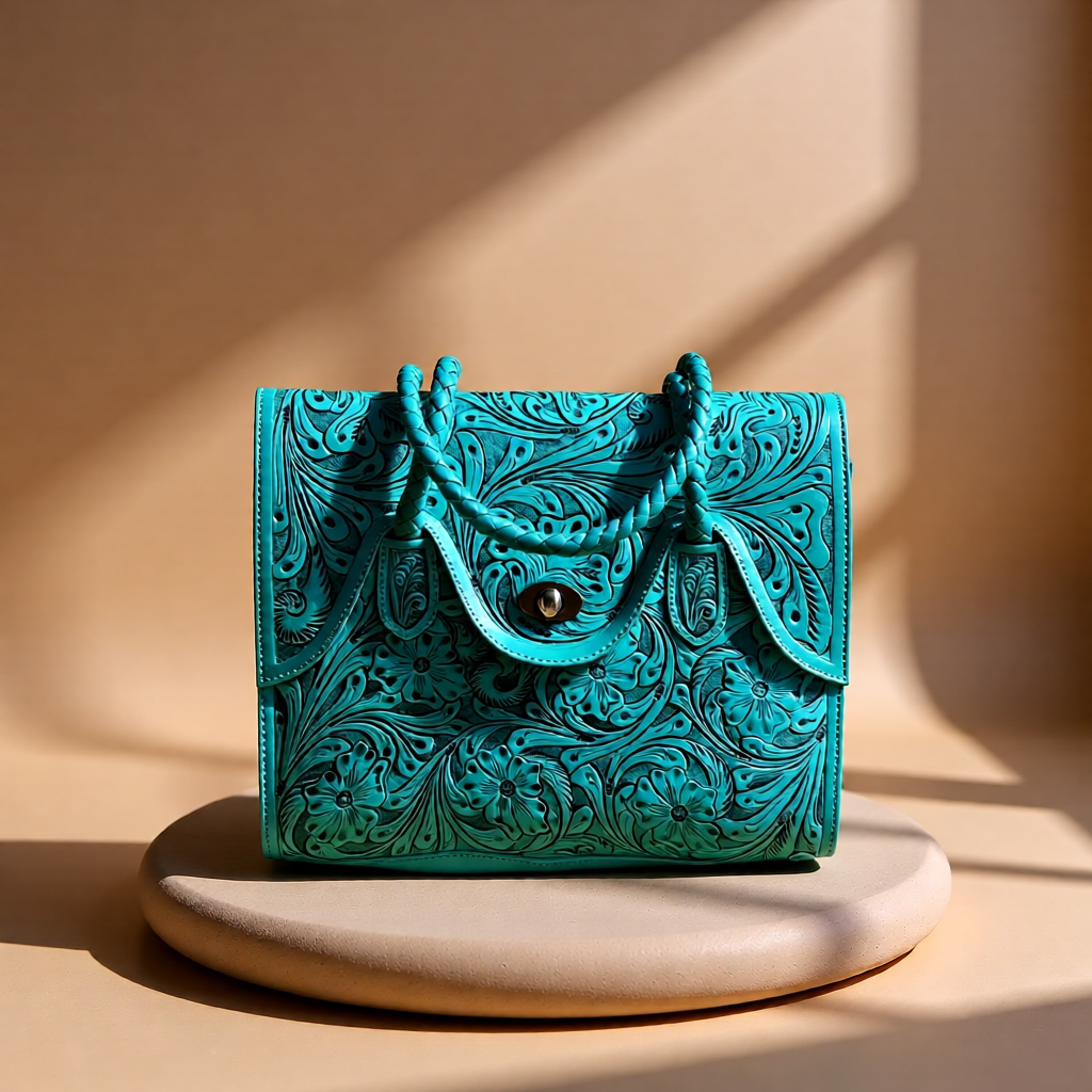 The Scarlet Bloom Handbag