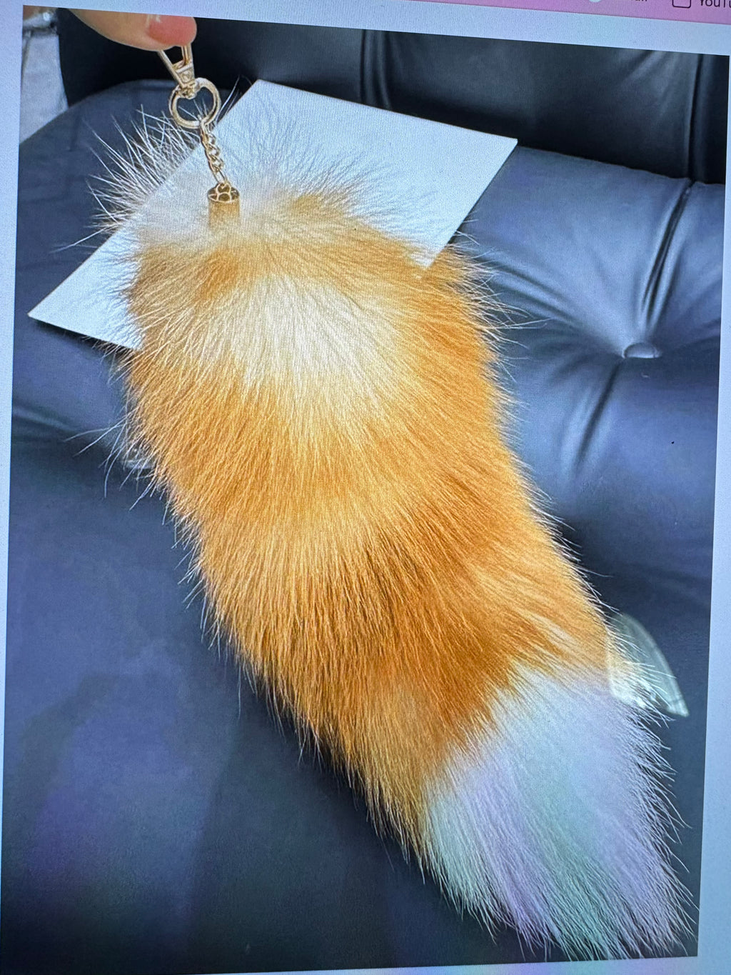 The Wild Luxe Tail – Faux Fur Bag Charm