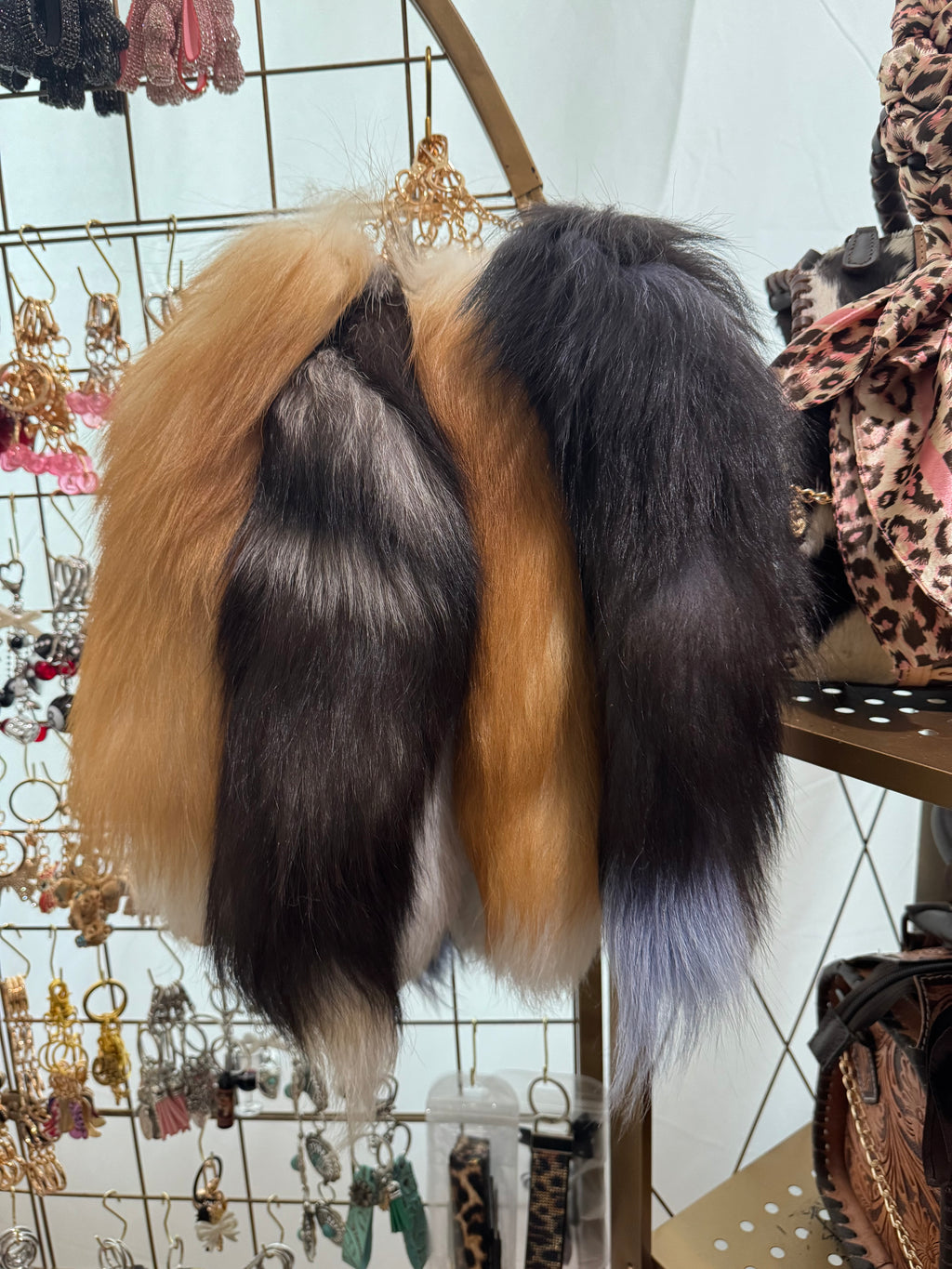 The Wild Luxe Tail – Faux Fur Bag Charm