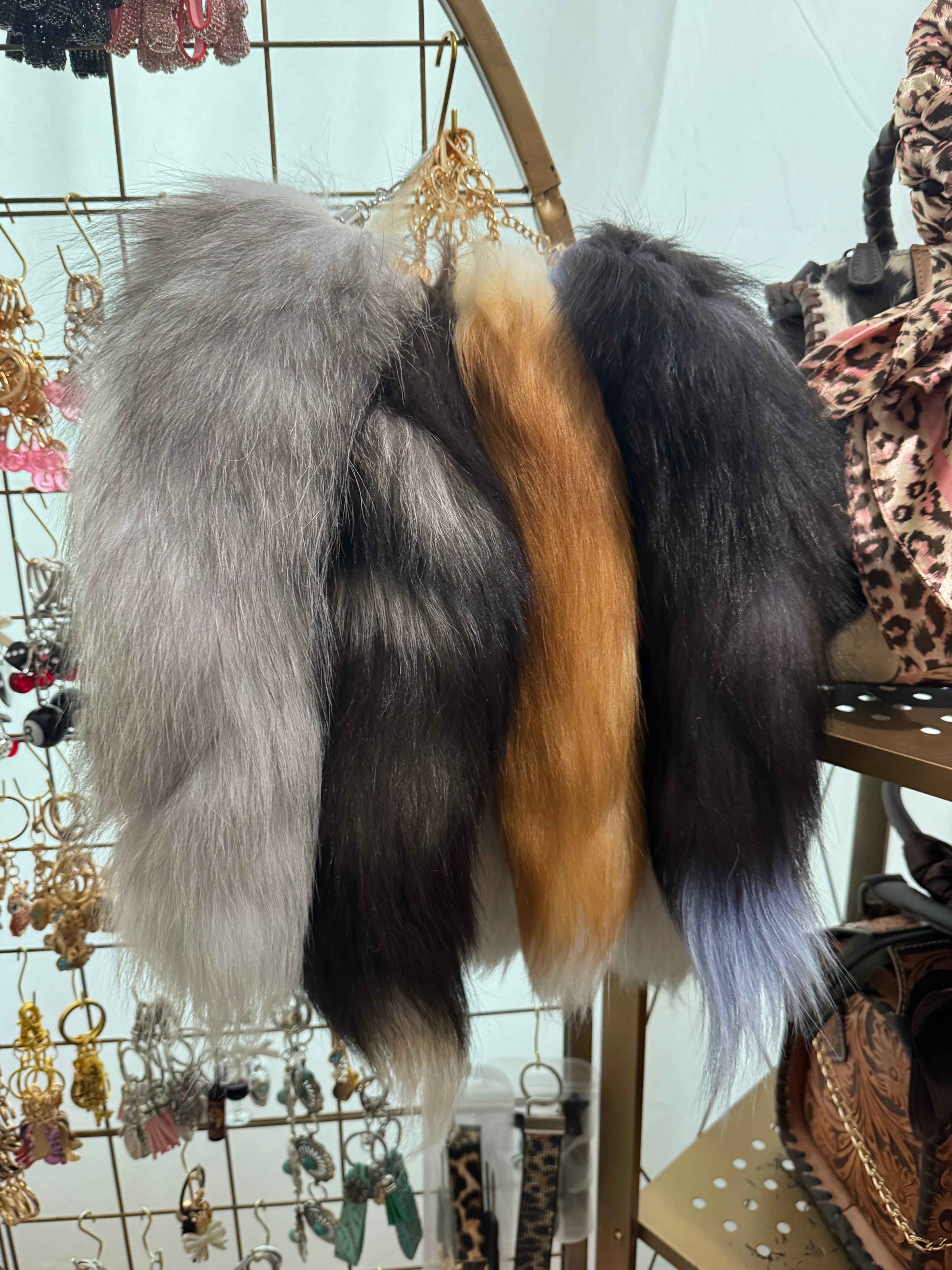The Wild Luxe Tail – Faux Fur Bag Charm