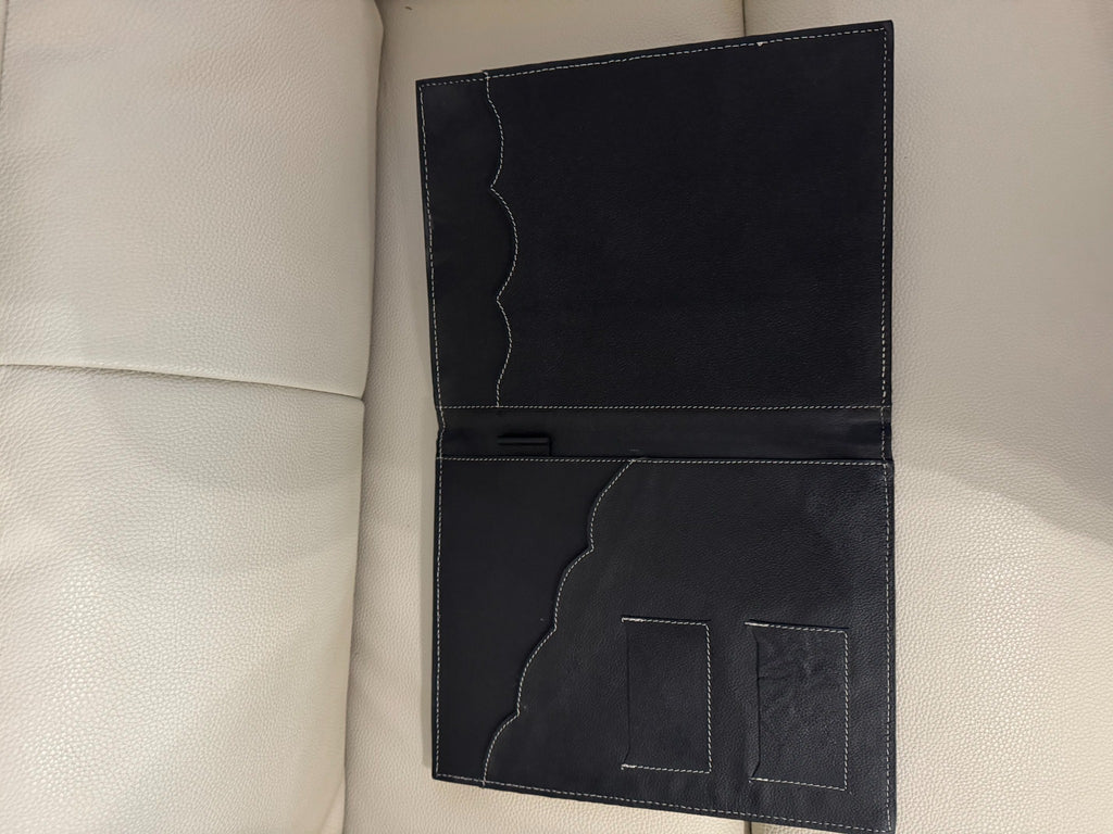The Wild Card Portfolio Hair-On-Hide & Hand-Tooled Leather Executive Portfolio