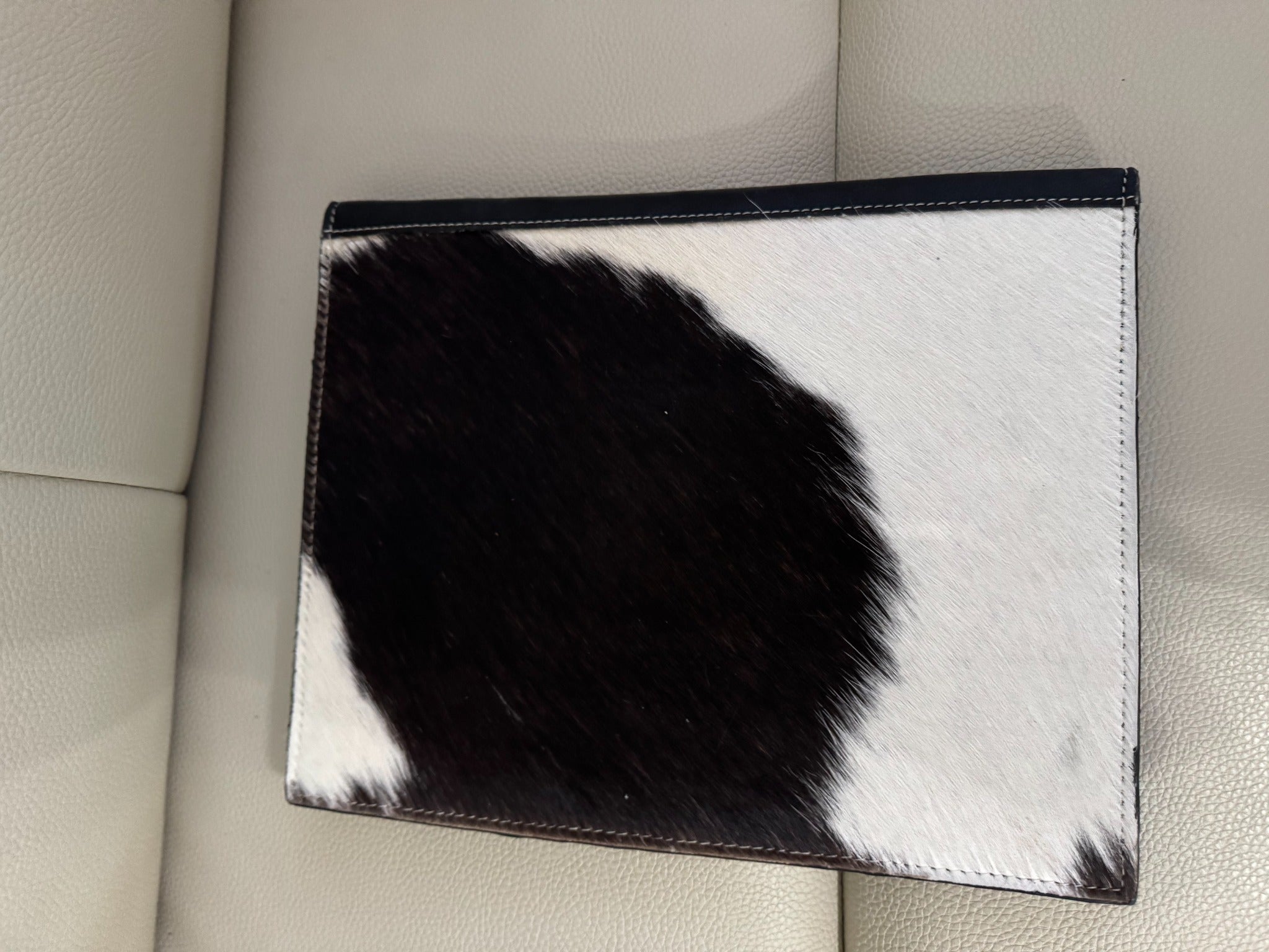 The Wild Card Portfolio Hair-On-Hide & Hand-Tooled Leather Executive Portfolio