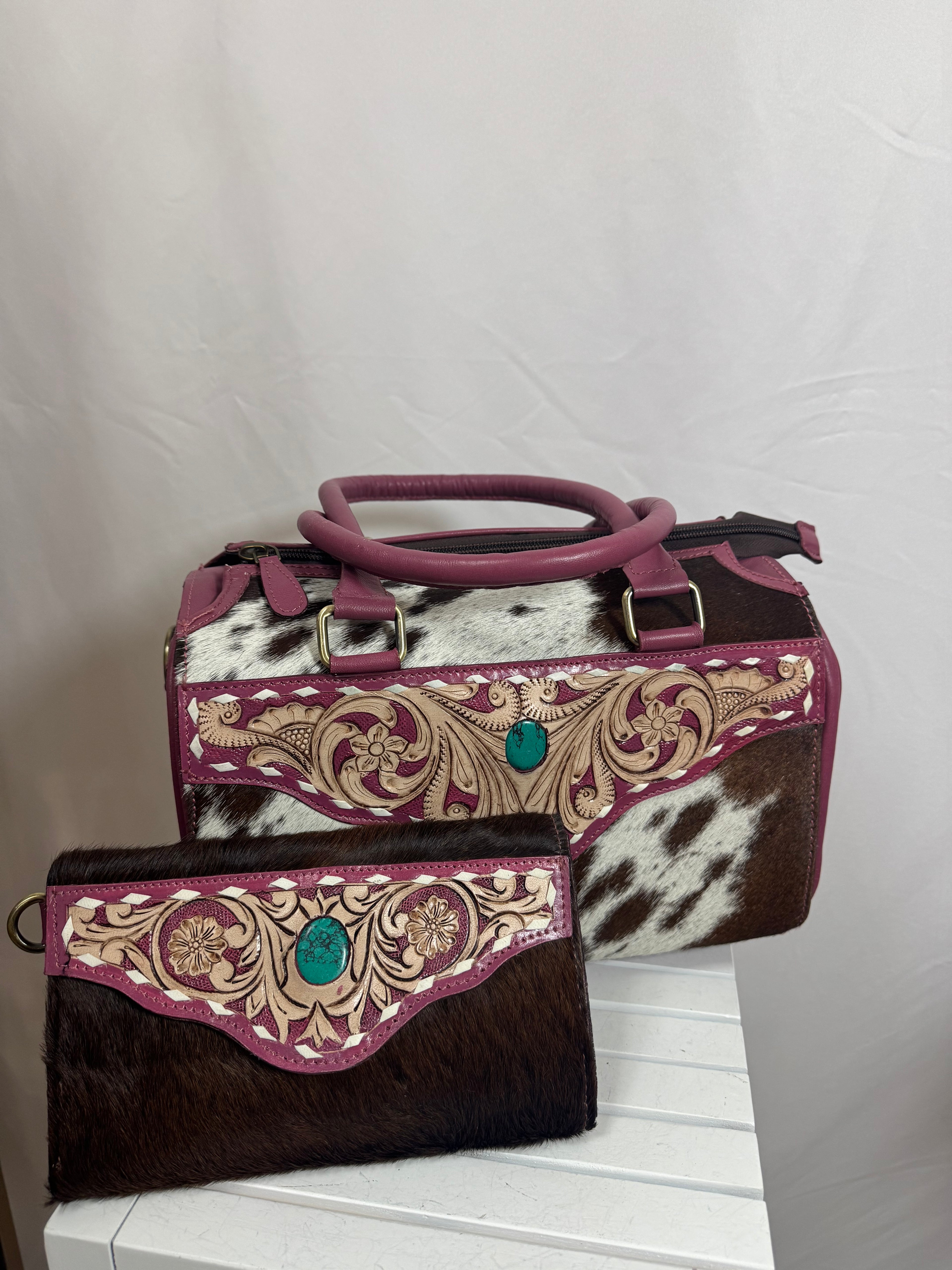 Medium Speedy Handbag & Matching Wallet Complete Collection Set Live