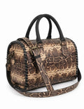 Desert Viper Snakeskin Print Speedy Women's Handbag