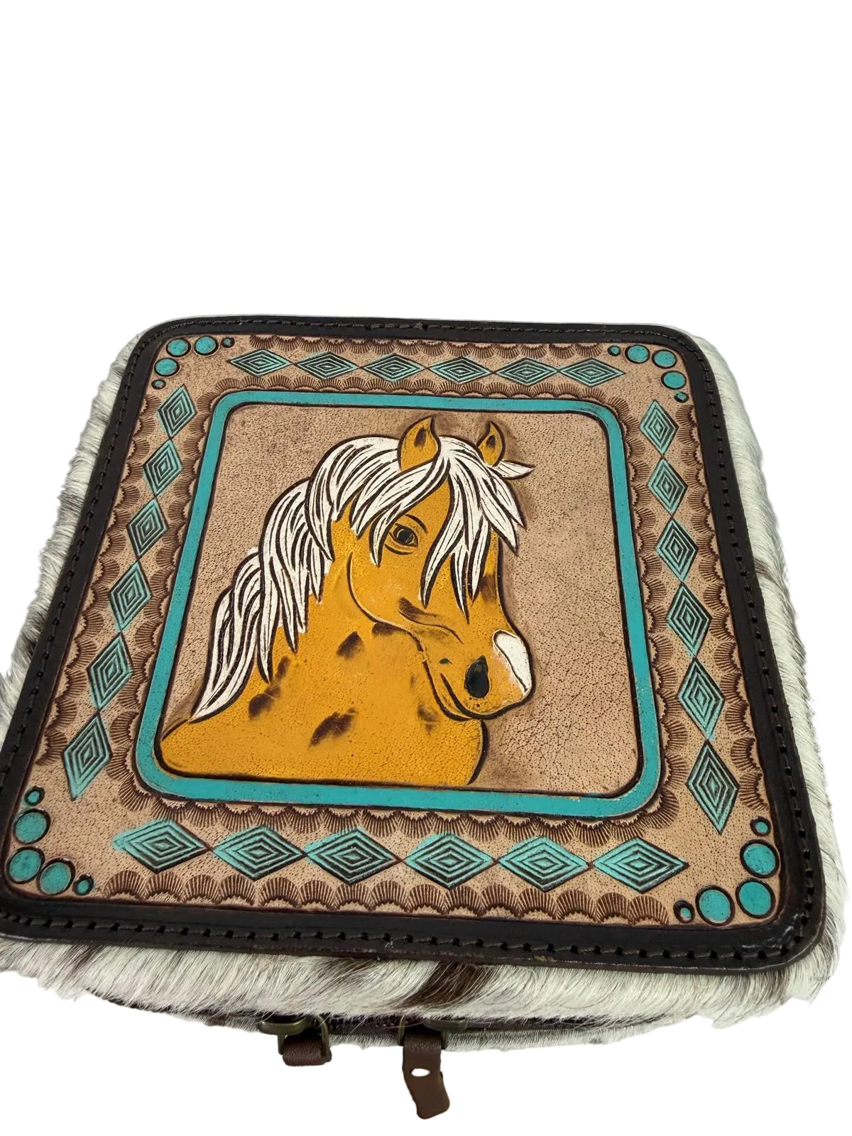 Prairie Treasures Collection – Western Hair-on-Hide Jewelry Box