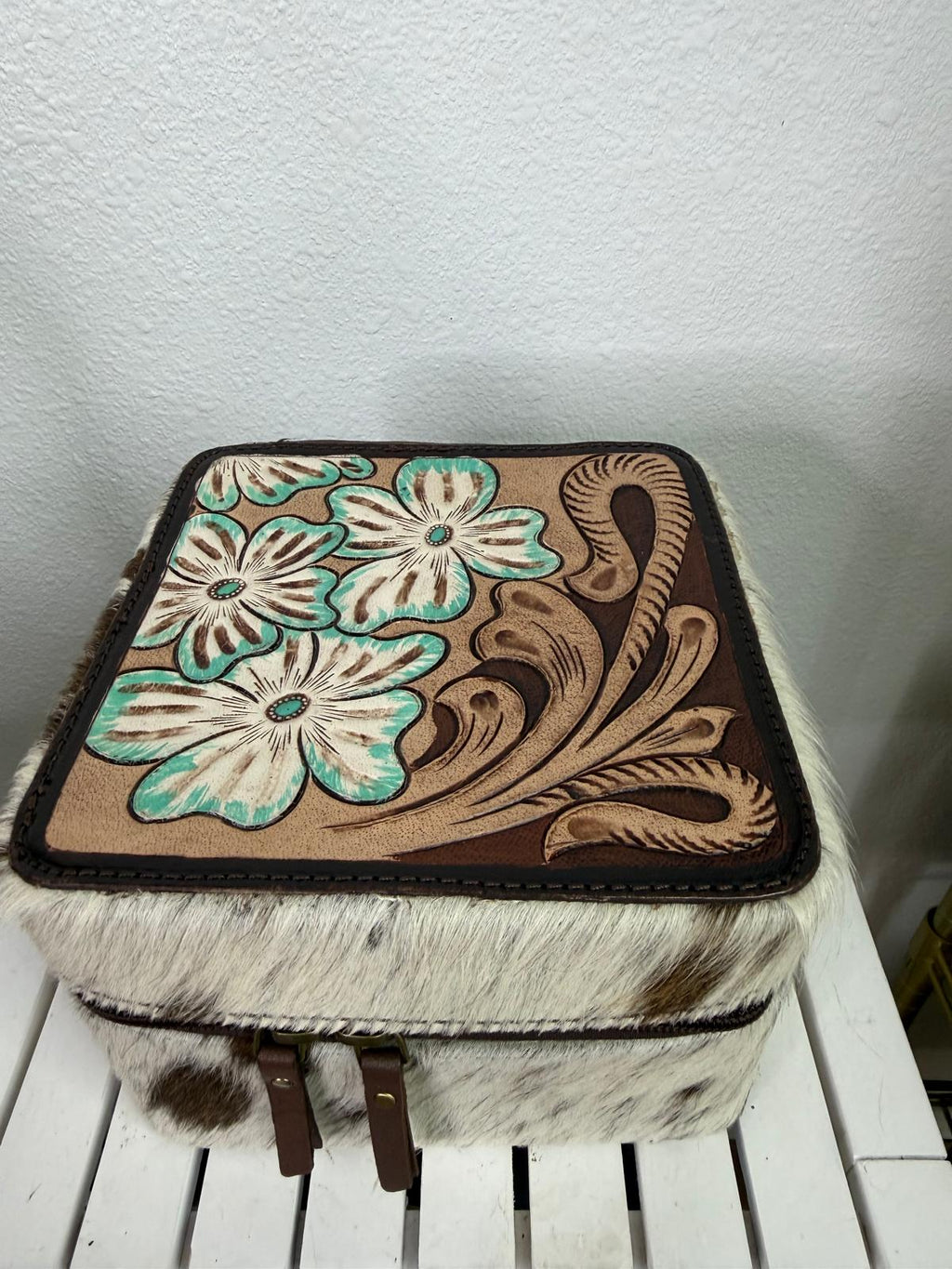 Prairie Treasures Collection – Western Hair-on-Hide Jewelry Box