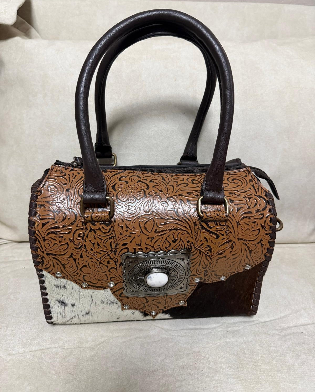 Black & White Affair Speedy Women's Handbag