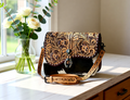 Saddle Blossom Crossbody Bag