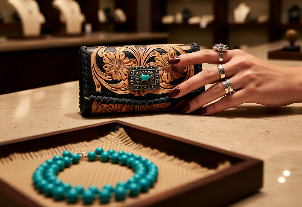 Assorted Large Wallets With Conch