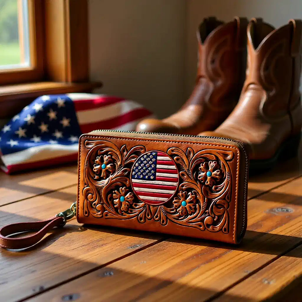 America 250 Flag Wallet