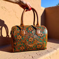 Turquoise Garden Speedy Woman's Handbag
