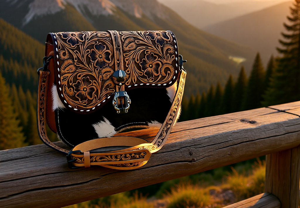 Saddle Blossom Crossbody Bag