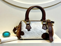 Spotted Sweetheart Mini Cowhide Satchel Bag