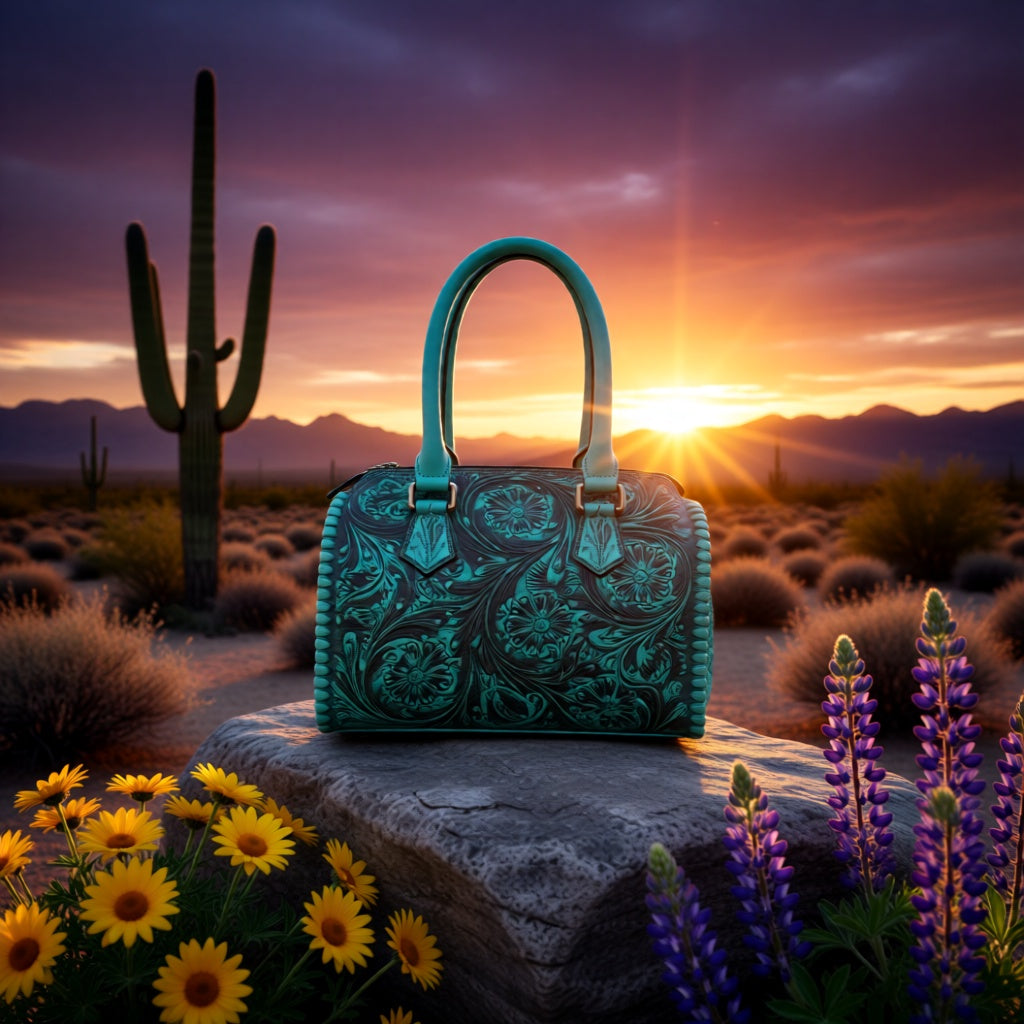 Turquoise Trails Speedy Women's Handbag
