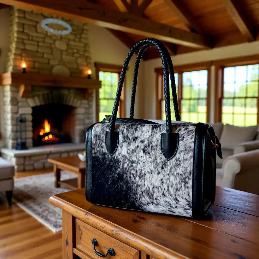 Terry Ranch Hide Collection, Genuine Leather Hair-on-Hide Speedy Handbag