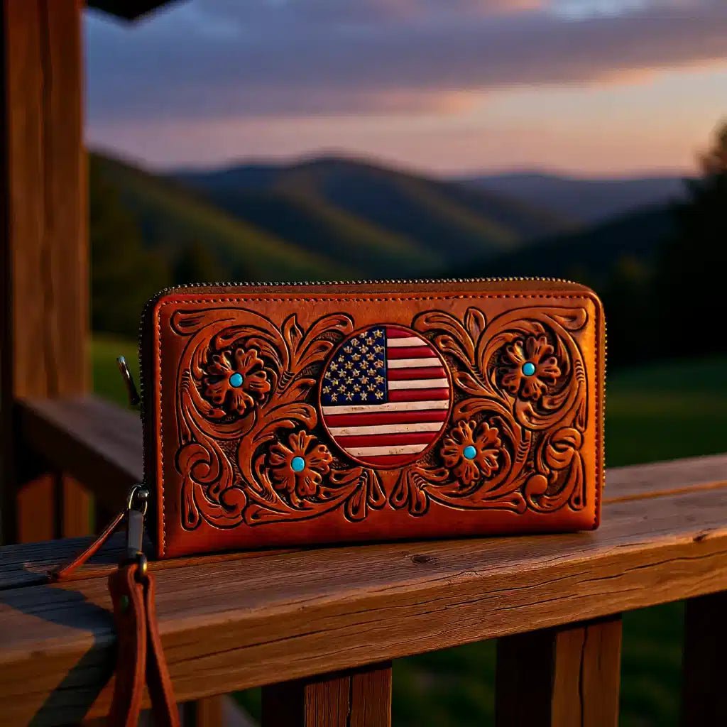 America 250 Flag Wallet