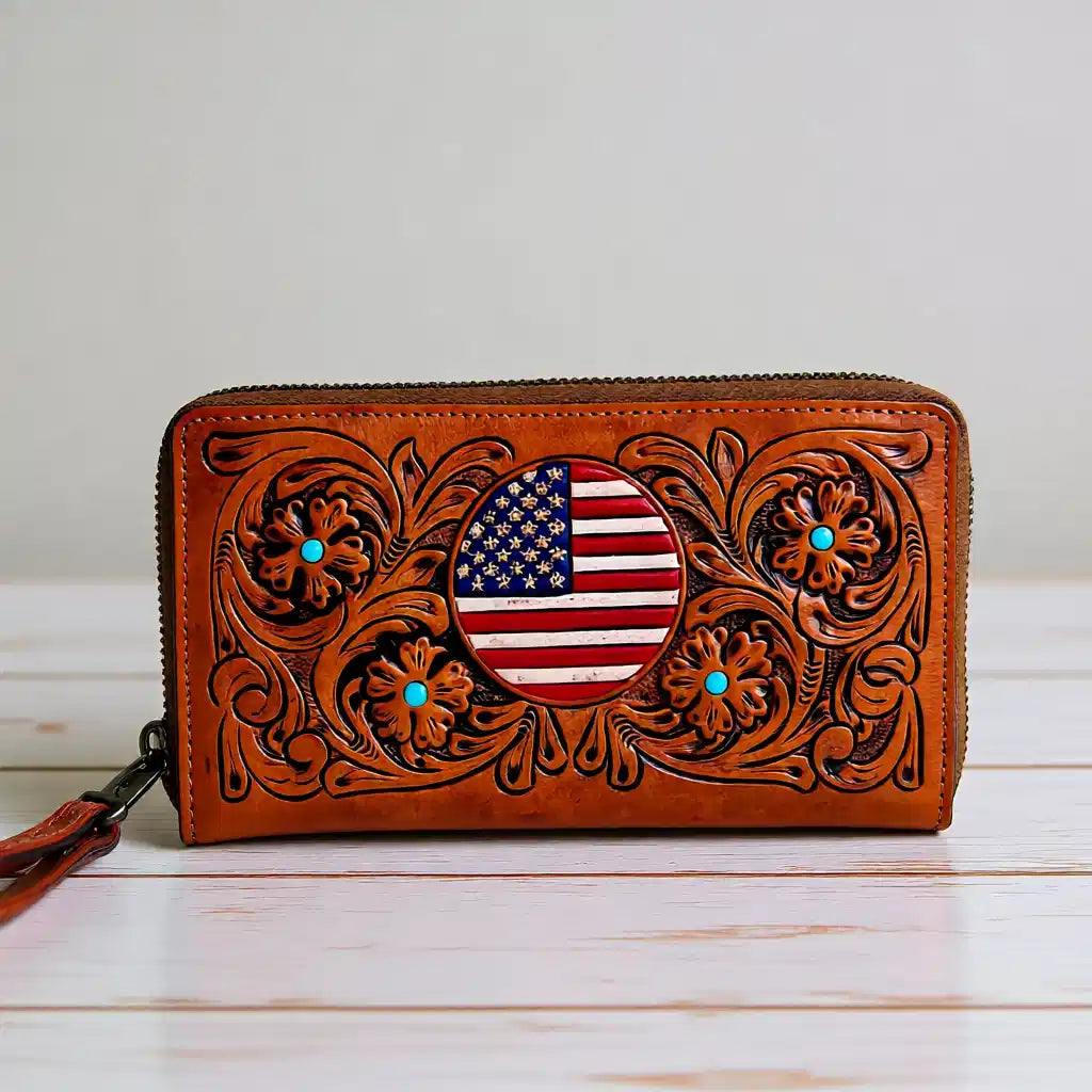 America 250 Flag Wallet