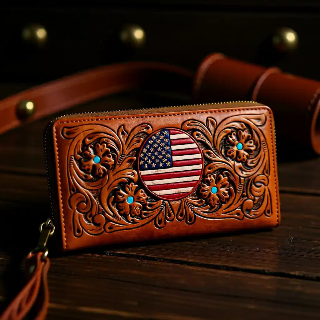 America 250 Flag Wallet
